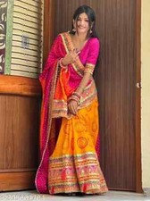 Women's Bandhani Saree With