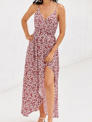 Maxi dress ditsy floral - floral, print