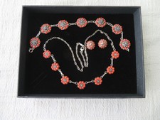 VINTAGE, SILVER & CORAL