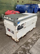 Transcube 2000L Bunded Diesel Bowser Fully Cleaned Out With New 12v Pump