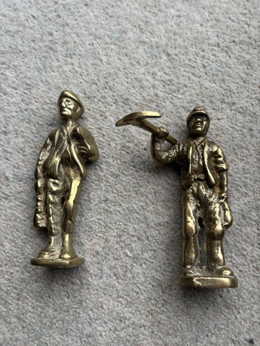 Vintage nvb solid - brass, coal
