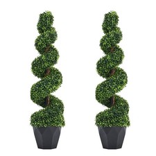 Set of 2 Artificial Spiral