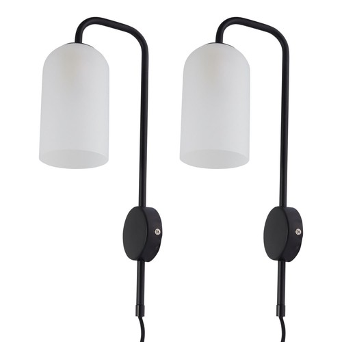 Set modern black plug in - black,