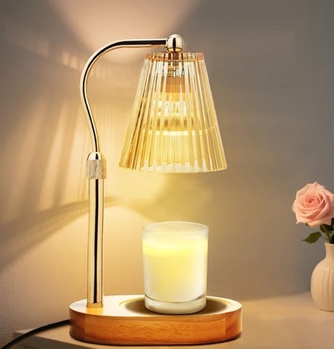 Candle warmer lamp with - candle,