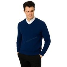 Mens Jumper Plain Sweater