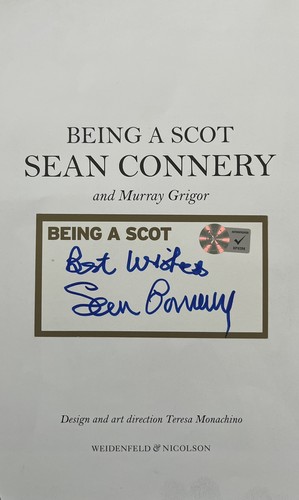 Sean connery authentic signed - sean,