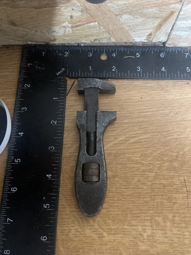 Vintage adjustable spanner - vintage,