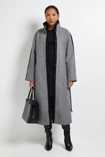 Wallis Grey Coat Womens