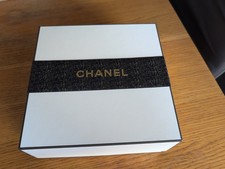 CHANEL Black Genuine Empty Gift Box 26cm x 18cm x 10cm with Dust Bag and Ribbon