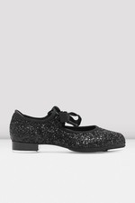 BLOCH Girls Glitter Tap Shoes