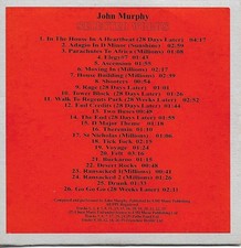 John Murphy Selected Works EMI