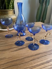 Antique Art Deco Glass Bimini