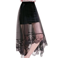 Women's Chiffon Lace High Low
