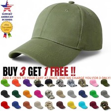 Mens Baseball Cap Solid Polo