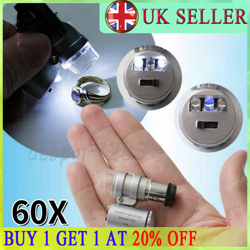 60x magnifying loupe jewelry - 60x,