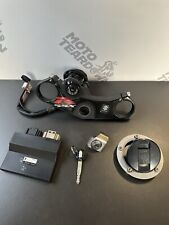 Suzuki GSXR 600 750 ECU ignition fuel cap seat lock set & key 2011 - 2016 L1-L7