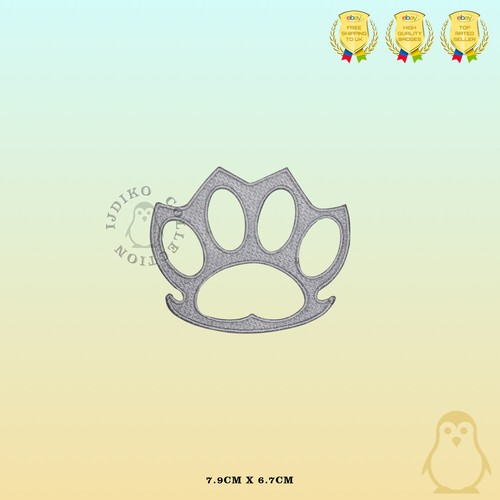 Knuckle duster embroidered - knuckle,