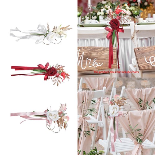 Aisle pew flower arrangement - pew,