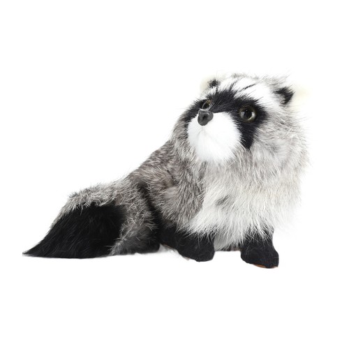 Raccoon plush toy lifelike - plush,