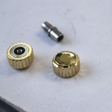 316L Stainless Steel Watch 6.5mm Crown & Stem Tube Parts for Omega Speedmaster