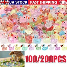 100-200Pcs Mini Ducks Glitter