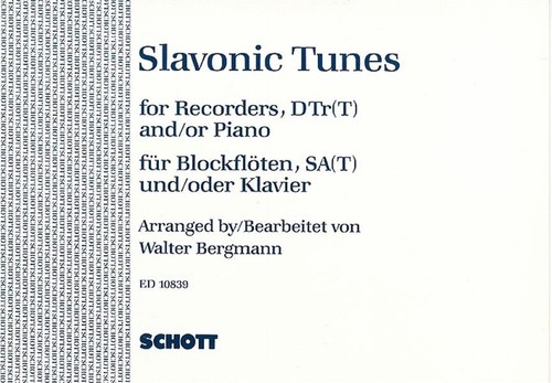 Slavonic tunes score and - tunes,