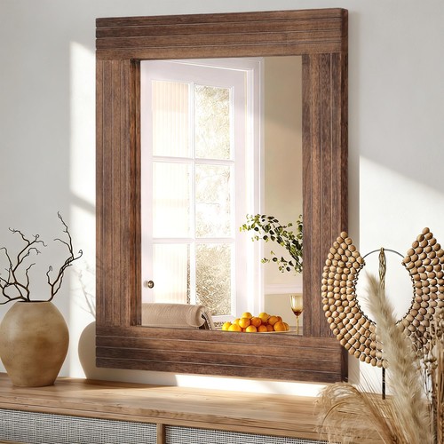 Hlfmvwe wood mirror - hlfmvwe,