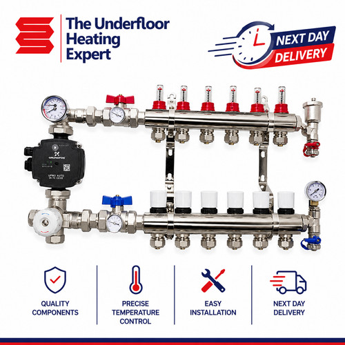 Underfloor heating brass - underfloor,