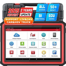LAUNCH X431 PRO3S+ Car OBD2 Diagnostic Tool HGV Truck Scanner ECU Online Coding