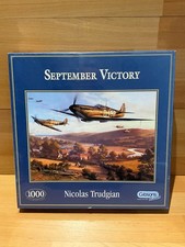 Gibsons 1000 Jigsaw September Victory WW11 Nicolas Trudgian Painting NEW SEALED