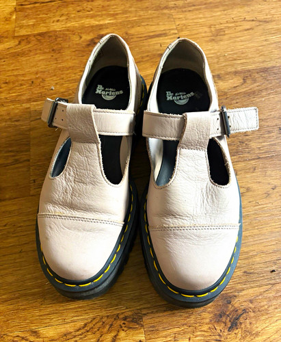 Martens dusky pink leather - martens,