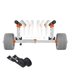 Uimoso Kayak Cart 158.8kg Capacity Detachable Canoe Carrier with 30.5cm PU Tires