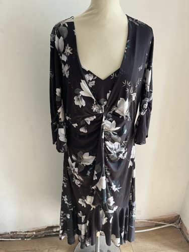 Lipsy black white floral - black/white,