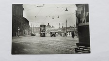 Postcard size Photo Leeds Trams At Sheepscar Junction. 1948. Yorks.
