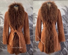 Epic Suede Vintage Afghan Coat