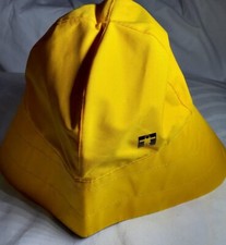 Yellow  Guy Cotten  100% polyster hat size S bonnet