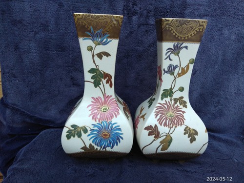 Lovely pair antique doulton - of,