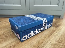 Rare Vintage 1970’s 1980’s Adidas Shoe Box for Kick Trainers Size 8 EU 42 AC1481