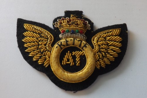 Military wire bullion badge - military,