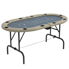 10 Player Folding Poker Table
