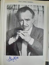 John Mills Signed Photo