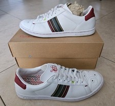 Paul Smith Mens Bunny Trainers Shoes UK 10 EU 44 White Red