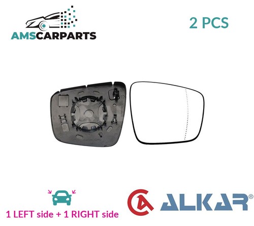 Rear view mirror glass pair - rear,