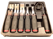 Mac Tools 6 Piece Soft Grip Upholstery and Trim Set With Tray UTS024A NICE