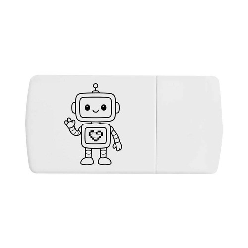 Love heart robot pill - pill, box