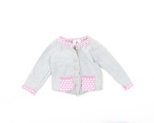 Strawberry Faire Girls Grey Jacket Size 12M