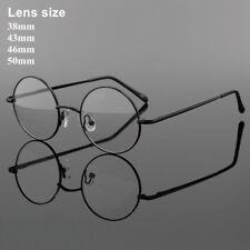 Mens Womens Vintage Round Eyeglass Frames Metal Glasses Spectacles Rx-able