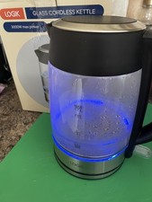 Logik L17GK22 1.7L Glass Cordless Kettle