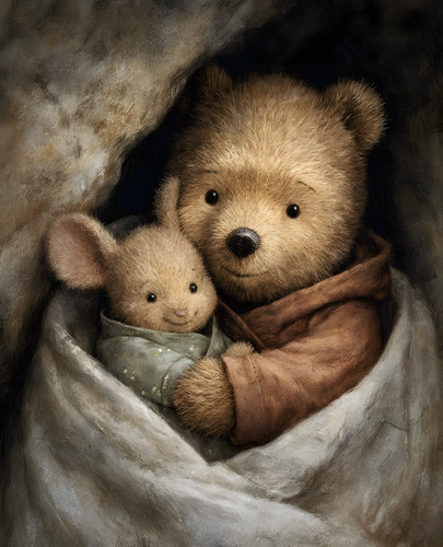 8x10 teddy bear - 8x10, a
