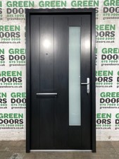BLACK WOODEN FRONT DOOR